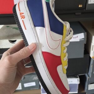 Nike Air Force 1 Rubiks Cube Size 5.5Y/7W New No Box